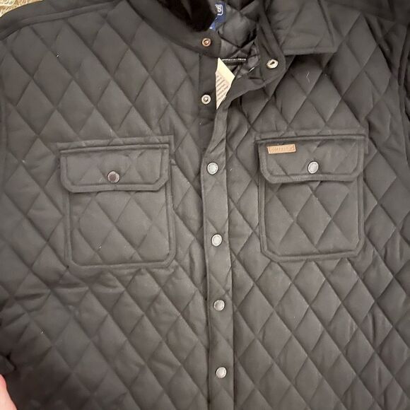Smiths Black Quilted Jacket mens size XL - Picture 2 of 5